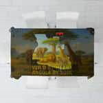 Angola Tablecloth Savannah Wildlife and African Animal - African Pride