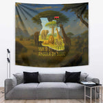 Angola Tapestry Savannah Wildlife and African Animal - African Pride