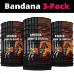 Angola Neck Gaiter Sunset Zebra Design and African Nature - African Pride
