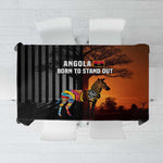 Angola Tablecloth Sunset Zebra Design and African Nature - African Pride