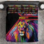 Angola Bedding Set Multicolor Tribal Design and Vibrant Lion - African Pride