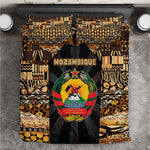 Mozambique Bedding Set Black Brown Tribal Design - African Pride