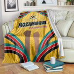 Mozambique Blanket Yellow Red Green Swirl Independence Day - African Pride
