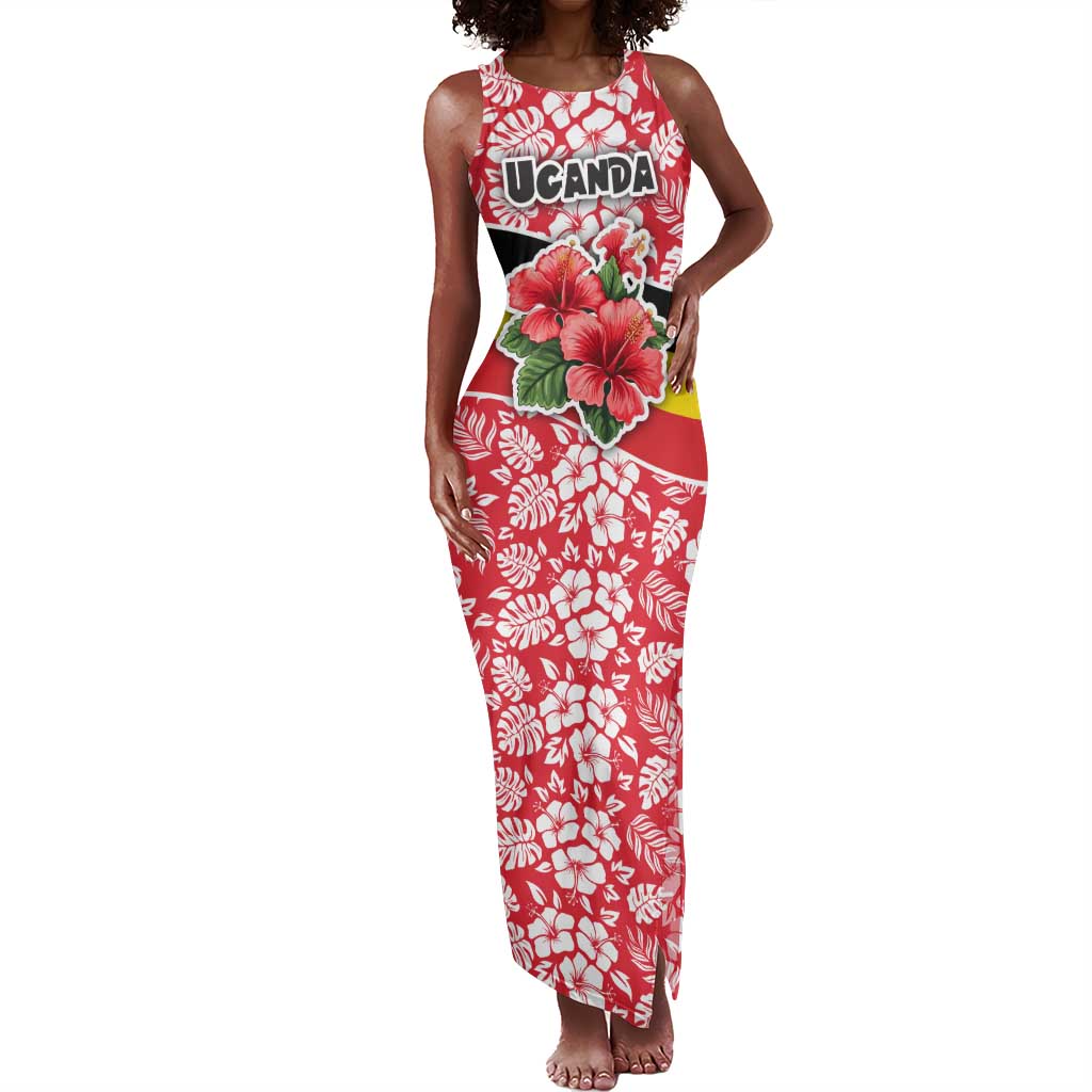 open lace back dress Uganda Tank Maxi Dress