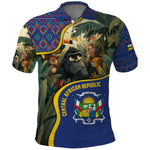 Central African Republic Polo Shirt Jungle Animal - African Pride