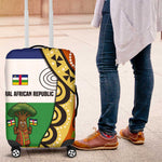 Central African Republic Luggage Cover Baobab and Flag - African Pride