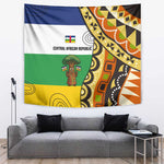 Central African Republic Tapestry Baobab and Flag - African Pride