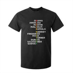 Black History Leaders T Shirt For Kid Martin Malcolm Harriet Obama