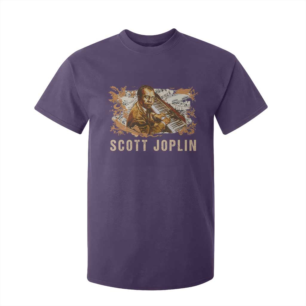 Scott Joplin T Shirt For Kid Afro Classical Music Composer Black History
