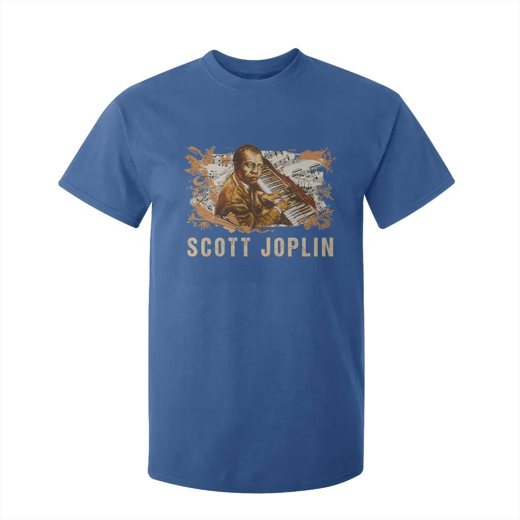 Scott Joplin T Shirt For Kid Afro Classical Music Composer Black History