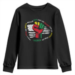 Black Civil Rights Youth Long Sleeve Shirt Dream Like Martin Write Like Maya Fight Like Macolm Lead Like Harriet Speak Like Fredrick