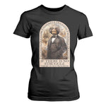 Frederick Douglass T Shirt For Women If There Is No Struggle There Is No Progress BHM Black Civil Rights