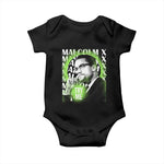 Malcolm X Baby Onesie Try Me Aesthetic Art Black Civil Rights BHM