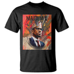 Malcolm X T Shirt King Hip Hop Aesthetic Art Black Civil Rights