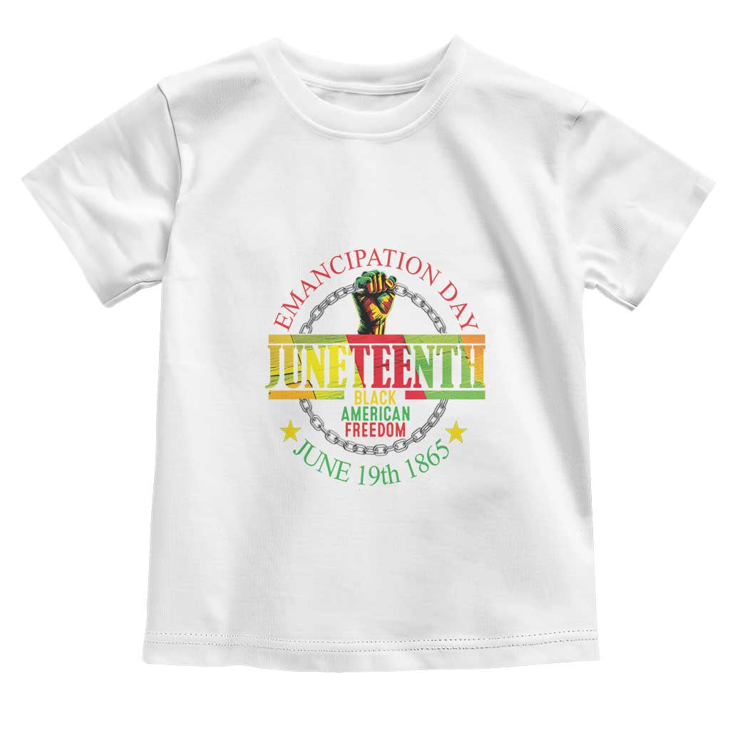 1865 Juneteenth Baby Shirt Emancipation Day Black American Freedom Melanin Pride