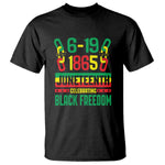 Juneteenth T Shirt Celebrating Black Freedom 1865 African American