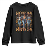 Black Cowgirl Youth Sweatshirt Howdy Melanin Rodeo Queen