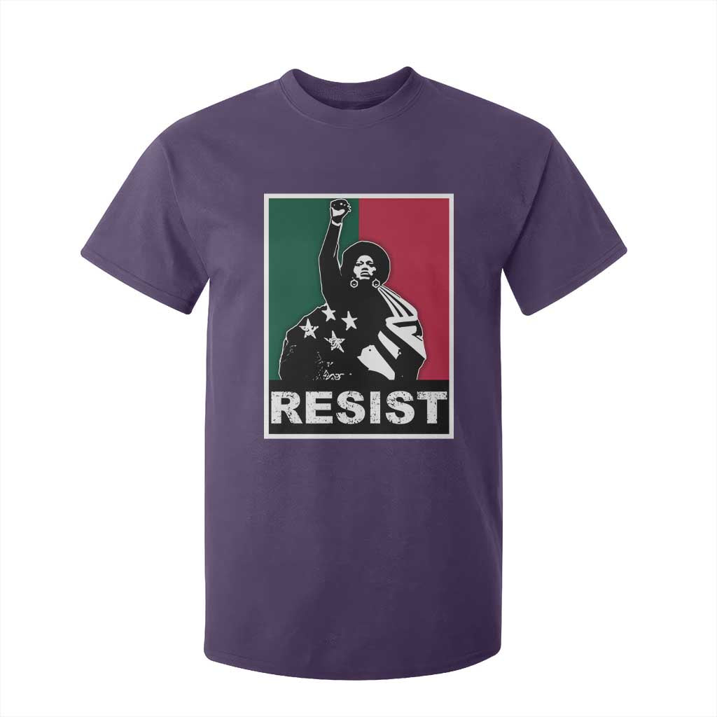 Resist Angela Davis T Shirt For Kid Black Panther Party History Civil Rights