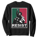 Resist Angela Davis Sweatshirt Black Panther Party History Civil Rights