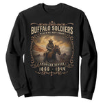 Buffalo Soldiers Sweatshirt American Heros Cavalry Black History