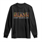 Black History Long Sleeve Shirt Melanin Kente Juneteenth Black History