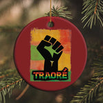 Burkina Faso Ibrahim Traoré Christmas Ornament - African Pride