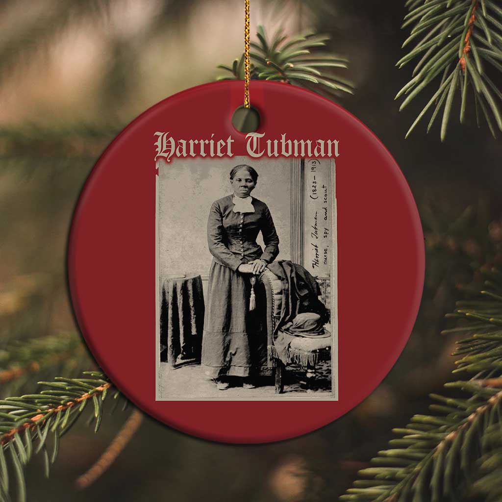 Harriet Tubman Christmas Ornament Juneteenth Black History Freedom - African Pride
