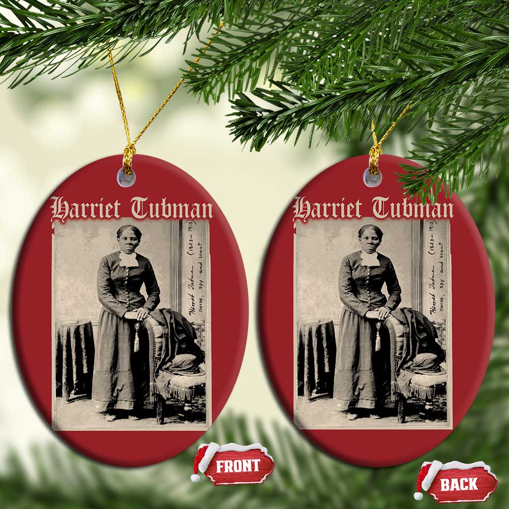 Harriet Tubman Christmas Ornament Juneteenth Black History Freedom - African Pride