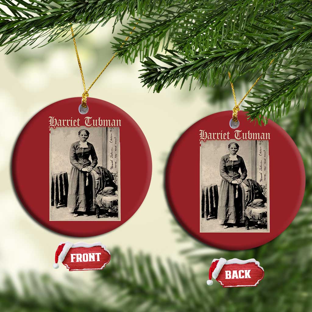 Harriet Tubman Christmas Ornament Juneteenth Black History Freedom - African Pride