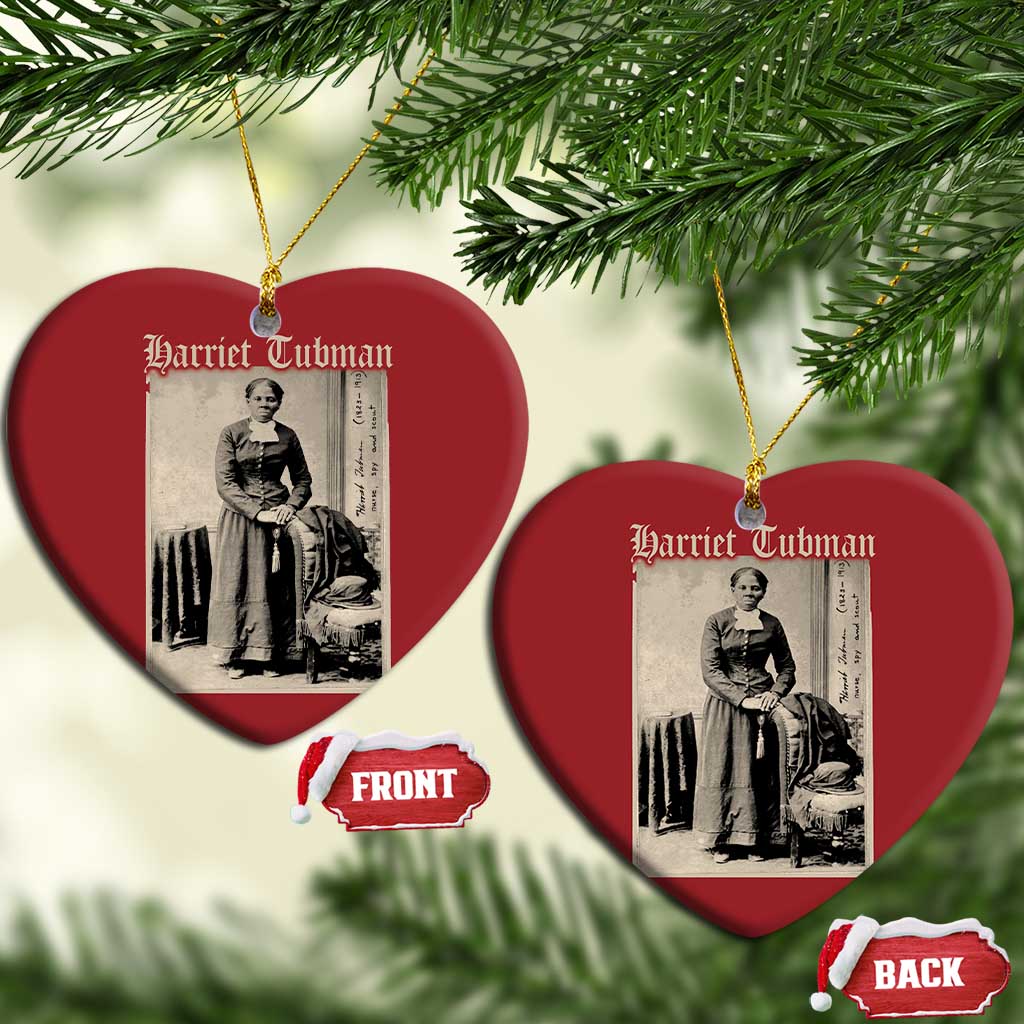 Harriet Tubman Christmas Ornament Juneteenth Black History Freedom - African Pride