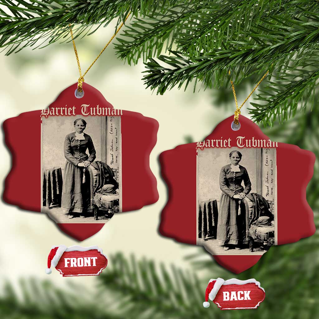 Harriet Tubman Christmas Ornament Juneteenth Black History Freedom - African Pride