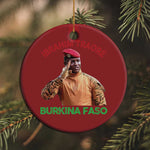 Burkina Faso Ibrahim Traoré Thomas Sankara Christmas Ornament - African Pride