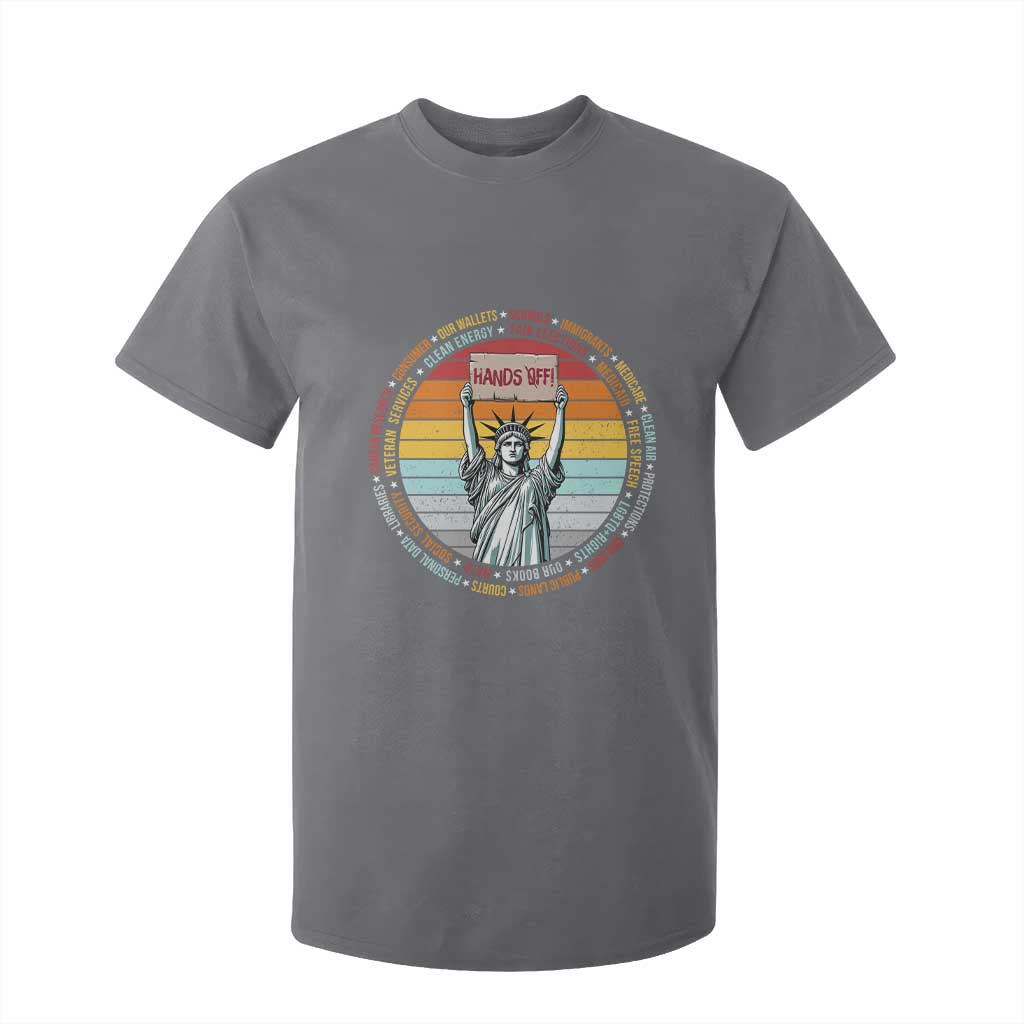 Statue of Liberty Hands Off Protest T Shirt For Kid Resist Resistance - African Pride