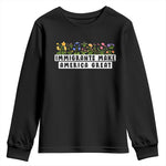 Immigrants Make America Great Youth Sweatshirt Pro Immigration - African Pride