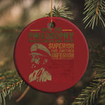 Haile Selassie Christmas Ornament War Speech Lion of Judah Rasta Jah Bless - African Pride