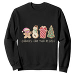 Christmas Pregnancy Announcement Sweatshirt Cookies For Two Please Xmas Maternity Gift - African Pride