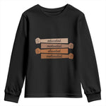 Black Pride Youth Sweatshirt Educated Motivated Elevated Melanated BLM Melanin - African Pride