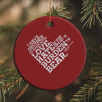 MLK Christmas Ornament I Have Decided To Stick With Love Martin Luther King Black History Month - African Pride