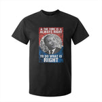 Martin Luther King Jr T Shirt For Kid The Time Is Always Right Civil Rights Black History Month MLK Day - African Pride