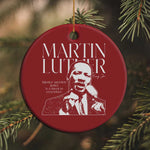 Martin Luther King Jr Christmas Ornament MLK Day Black History Month Inspirational Quote - African Pride