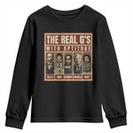 Black History Month Youth Sweatshirt The Real G's Black Leaders - African Pride