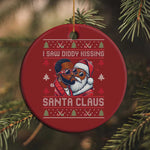 Funny Christmas Christmas Ornament Funy Dirty I Saw Diddy Kissing Santa Claus Ugly Xmas Sweater - African Pride