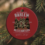 Halem Hellfighters Christmas Ornament African American Black Military History Soldiers WWI WWII - African Pride