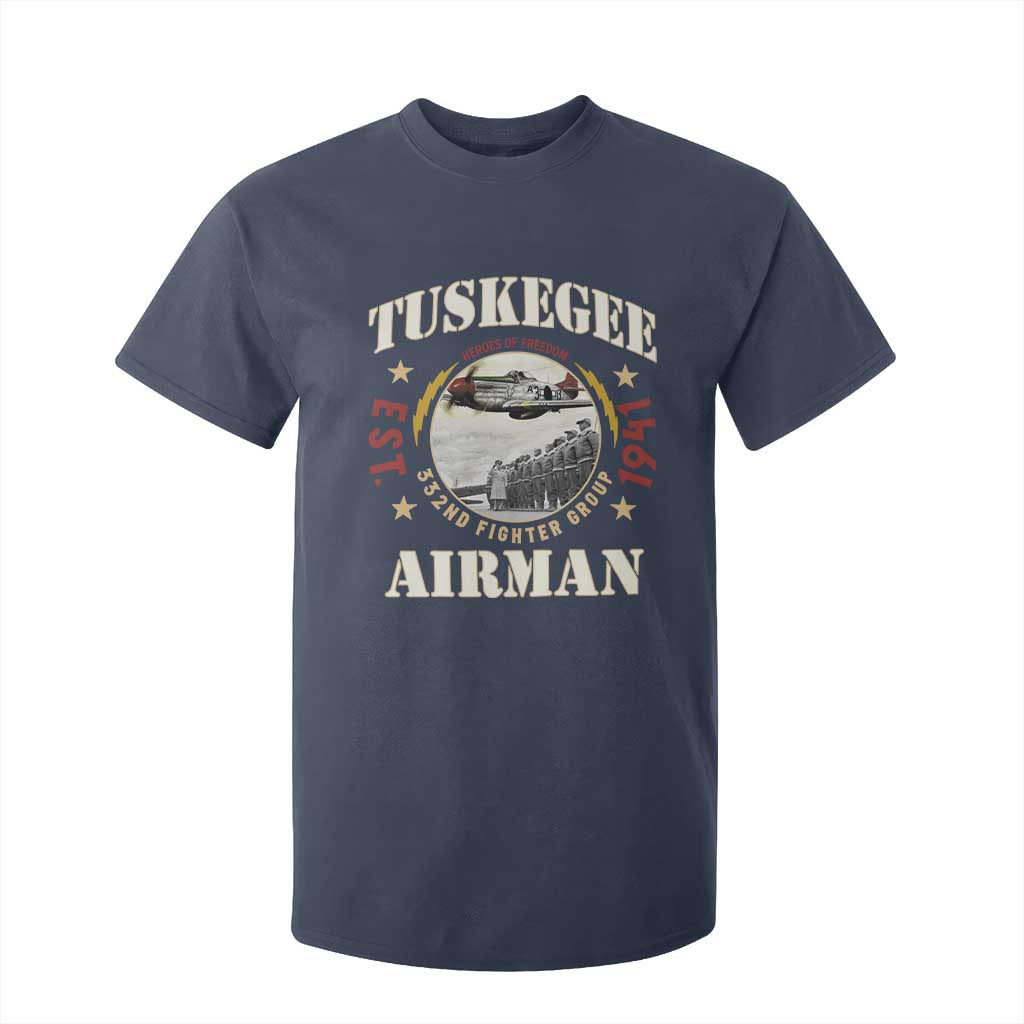 Tuskegee Airman T Shirt For Kid Heroes Of Freedom 332ND Fighter Group Est 1941