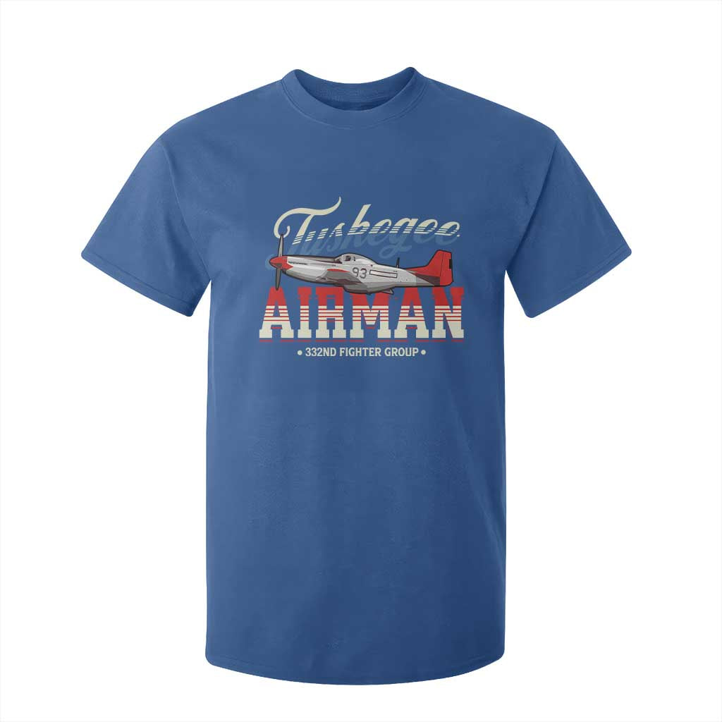 Tuskegee Airman T Shirt For Kid 332ND Fighter Group Airplane Black History Month