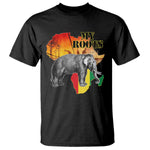 Africa Roots T Shirt My Roots Africa Map Black History Elephant Safari