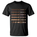 Melanin Black Teacher T Shirt We Can Be Different On The Outside But We Have The Same Heart Inside