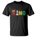 Funny Juneteenth King T Shirt Black Father Chess African American