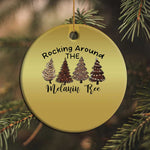 Xmas African American Christmas Ornament Rocking Around The Melanin Tree Xmas Tree