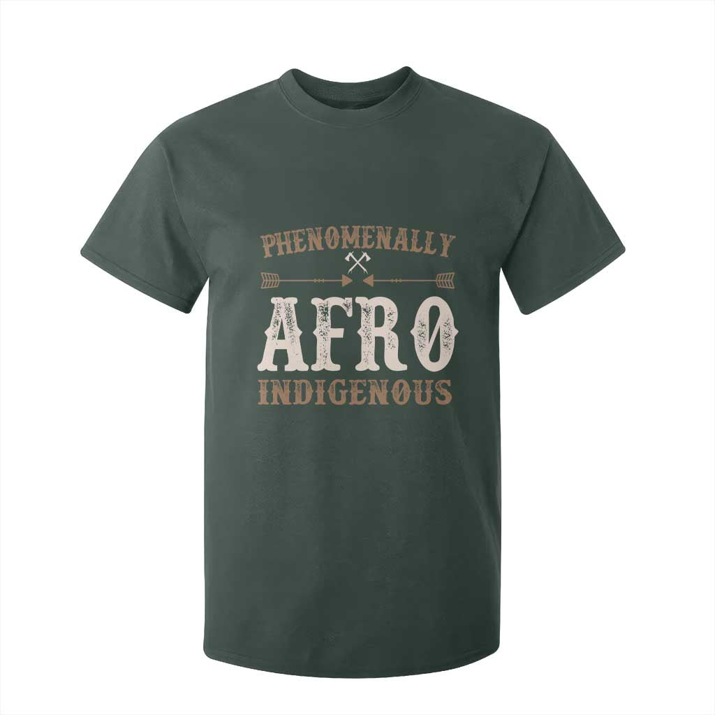 Proud Native American Phenomenally Afro Indigenous T Shirt For Kid - African Pride